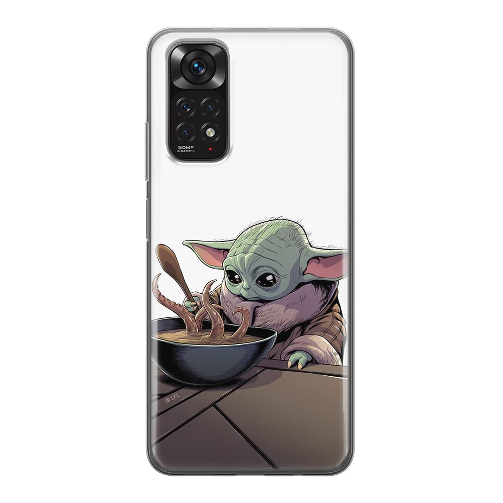 ERT GROUP mobile phone case for Xiaomi REDMI NOTE 11S 4G / REDMI NOTE 11 4G original and officially Licensed Star Wars pattern Baby Yoda 027 adapted to the shape of the mobile phone, case made of TPU