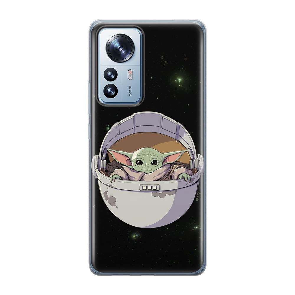 ERT GROUP mobile phone case for Xiaomi 12 / 12X original and officially Licensed Star Wars pattern Baby Yoda 026 optimally adapted to the shape of the mobile phone, case made of TPU