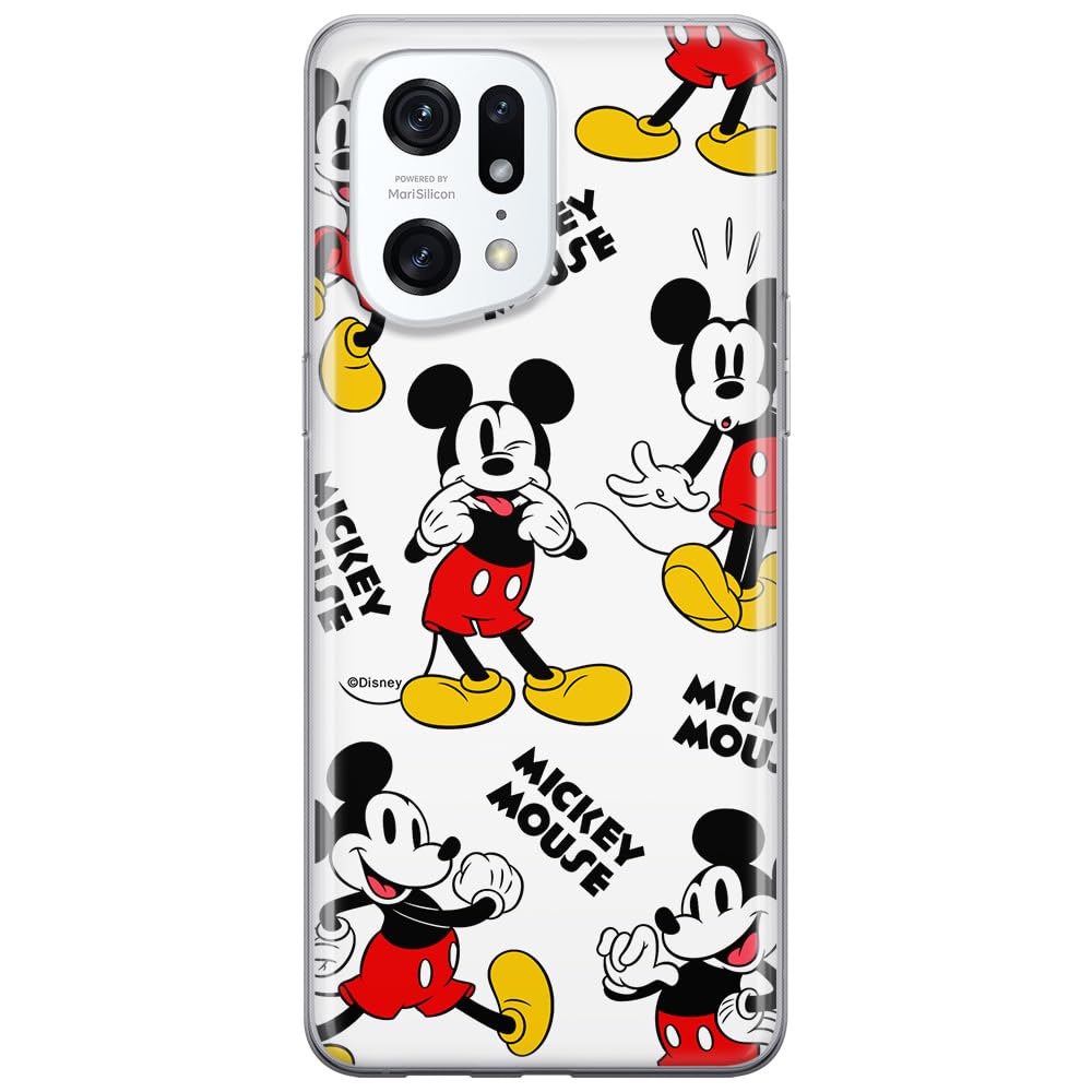 ERT GROUP mobile phone case for Oppo FIND X5 PRO original and officially Licensed Disney pattern Mickey 050 optimally adapted to the shape of the mobile phone, case made of TPU