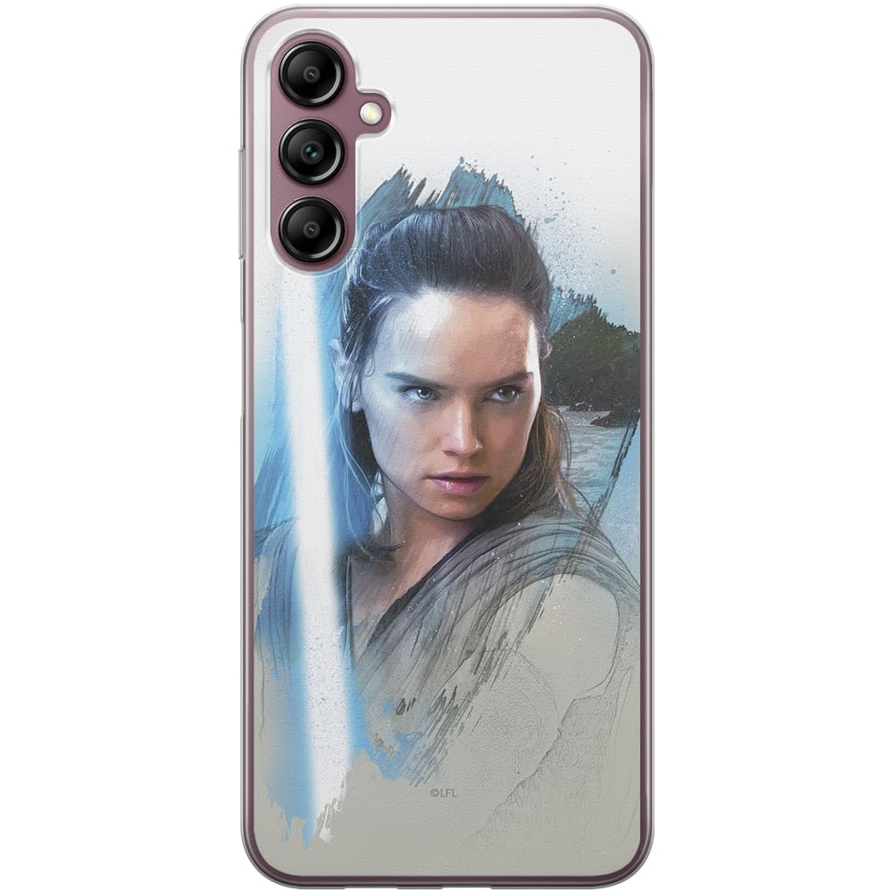 ERT GROUP mobile phone case for Samsung A14 4G/5G original and officially Licensed Star Wars pattern Rey 001 optimally adapted to the shape of the mobile phone, case made of TPU