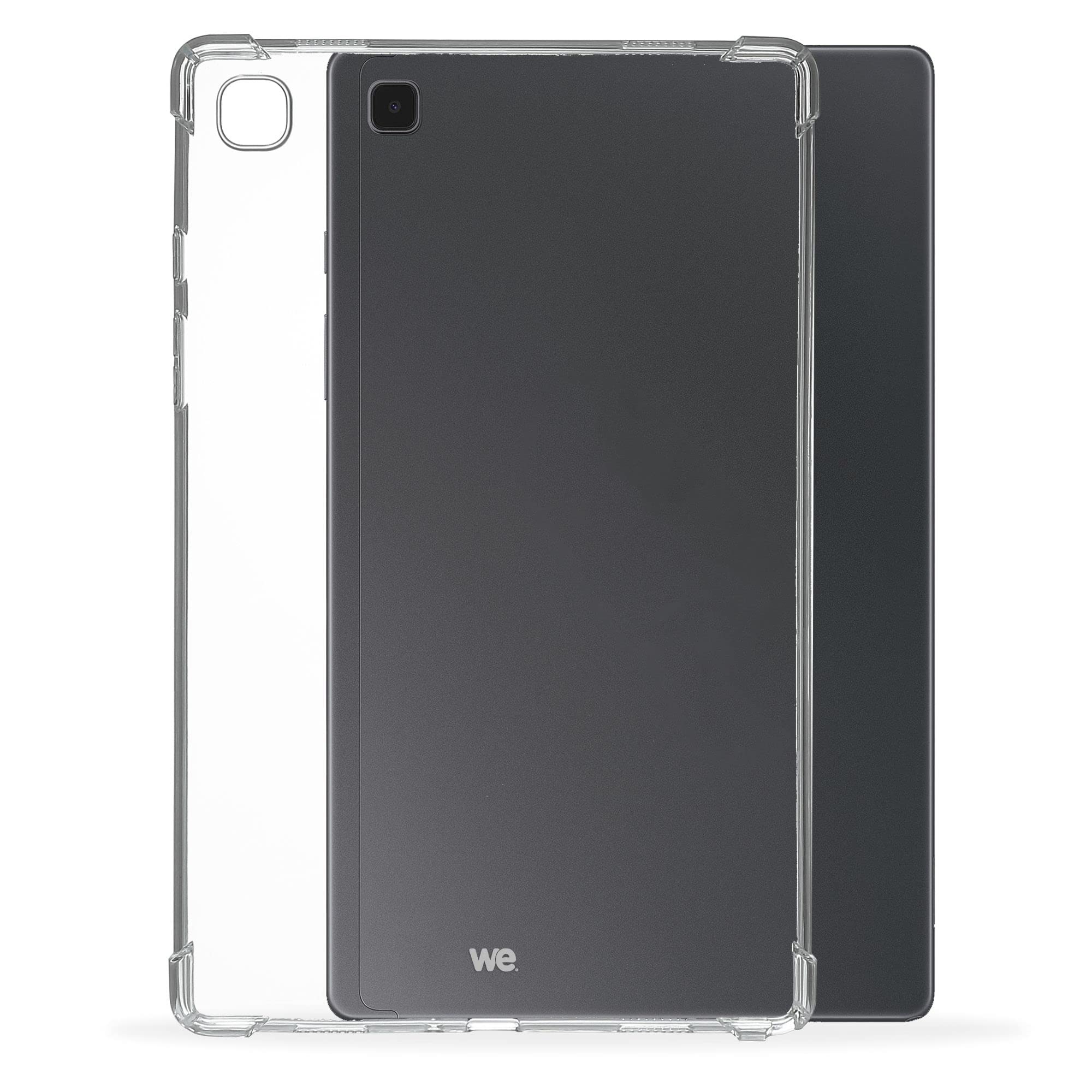 WE Case Compatible with Samsung Galaxy A7 2020- Slim Case with Shock Absorption Technology and Premium TPU Silicone Finish [Shock Absorption] – Transparent