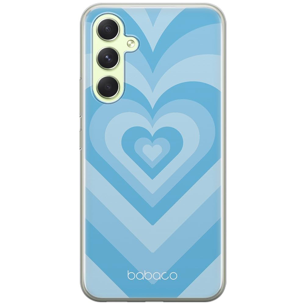 Babaco ERT GROUP mobile phone case for Samsung A54 5G original and officially Licensed pattern Hearts 007 optimally adapted to the shape of the mobile phone, case made of TPU