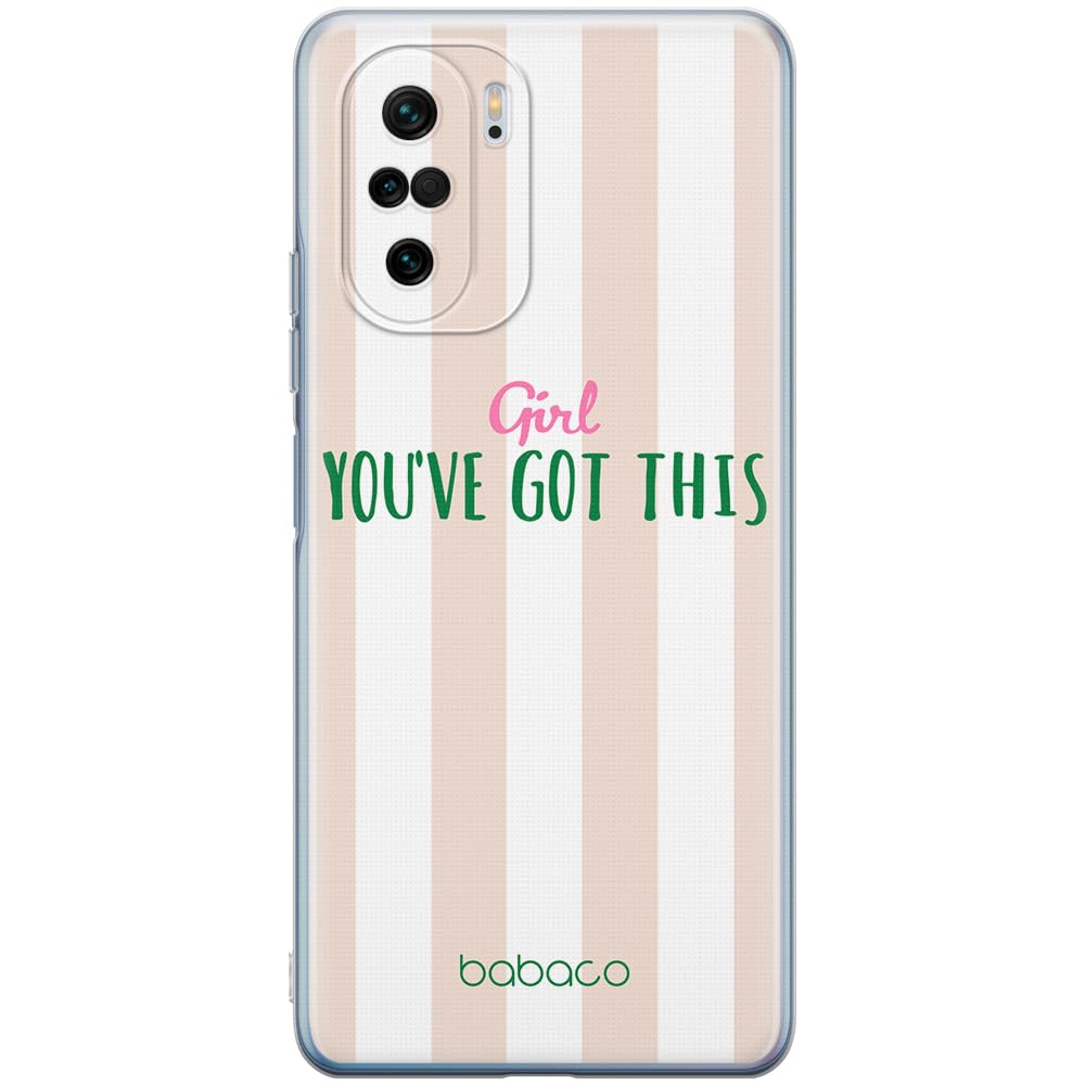 Babaco ERT GROUP mobile phone case for Xiaomi MI 11i/ REDMI K40/K40 PRO/POCO F3/ F3 PRO original and officially Licensed pattern Positive vibes 004, case made of TPU