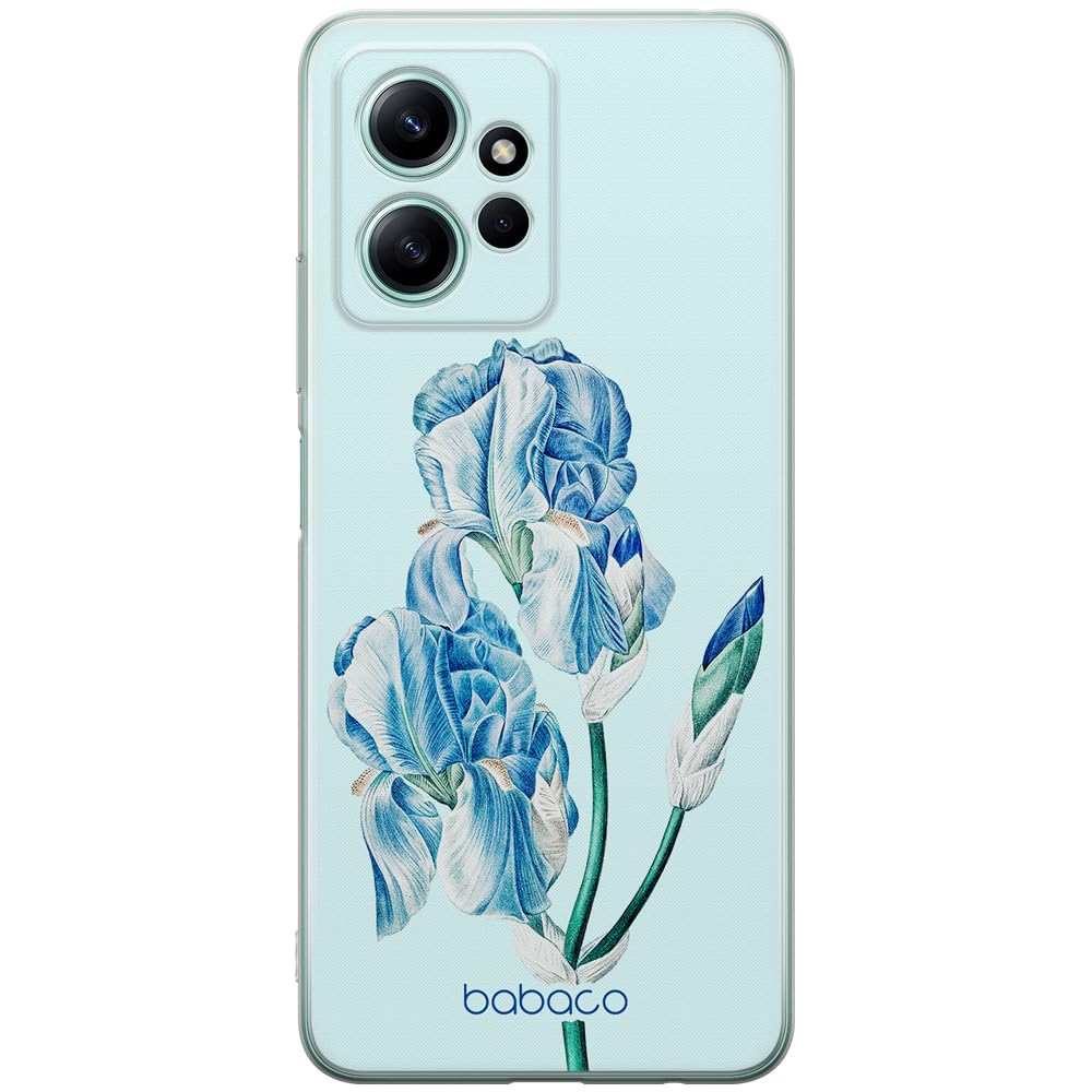 Babaco ERT GROUP mobile phone case for Xiaomi REDMI NOTE 12 4G original and officially Licensed pattern Flowers 025 optimally adapted to the shape of the mobile phone, case made of TPU