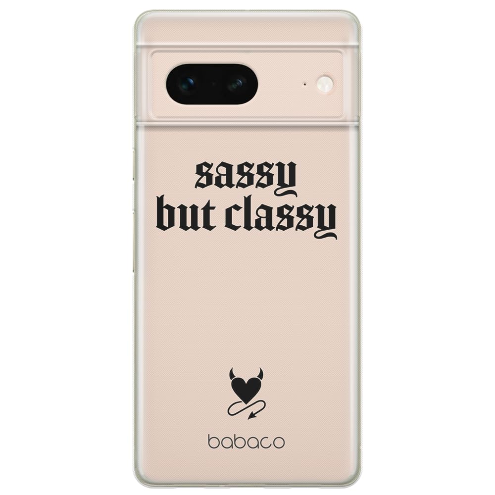 Babaco ERT GROUP mobile phone case for Google PIXEL 7 original and officially Licensed pattern Sassy but classy 001 optimally adapted to the shape of the mobile phone, case made of TPU