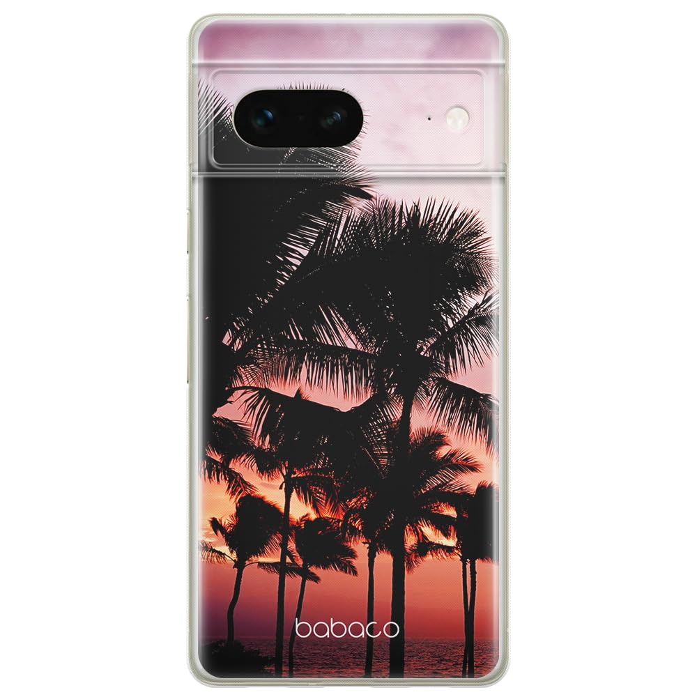 Babaco ERT GROUP mobile phone case for Google PIXEL 7 original and officially Licensed pattern Nature 001 optimally adapted to the shape of the mobile phone, case made of TPU