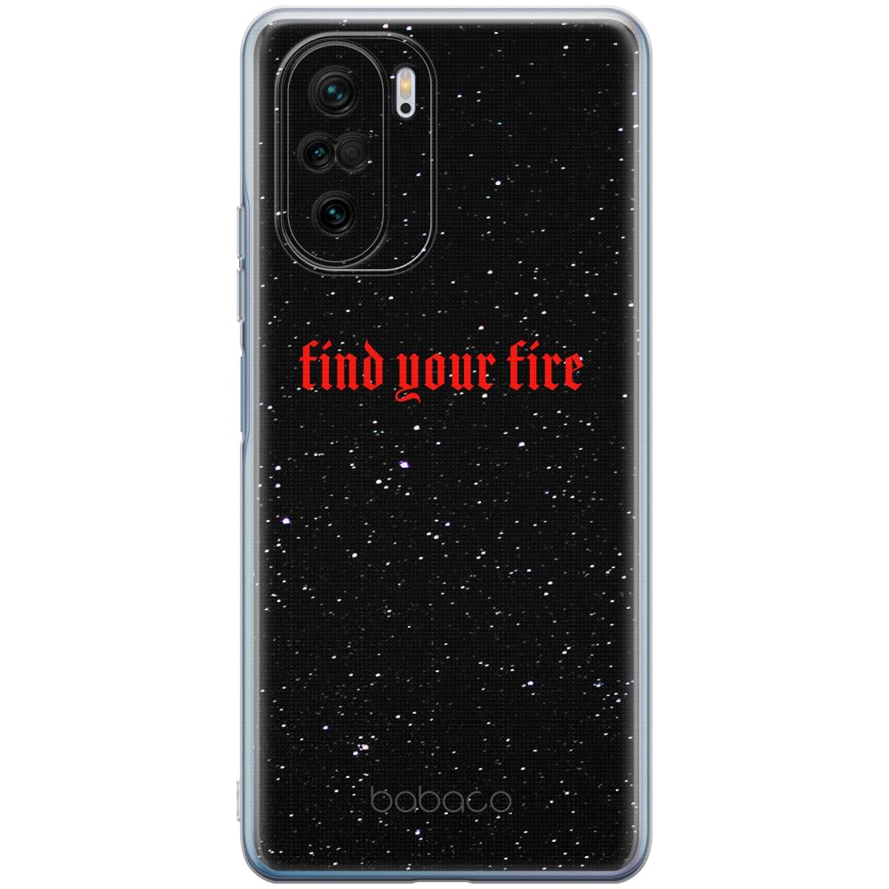 Babaco ERT GROUP mobile phone case for Xiaomi MI 11i/ REDMI K40/K40 PRO/POCO F3/ F3 PRO original and officially Licensed pattern Find your fire 002, case made of TPU