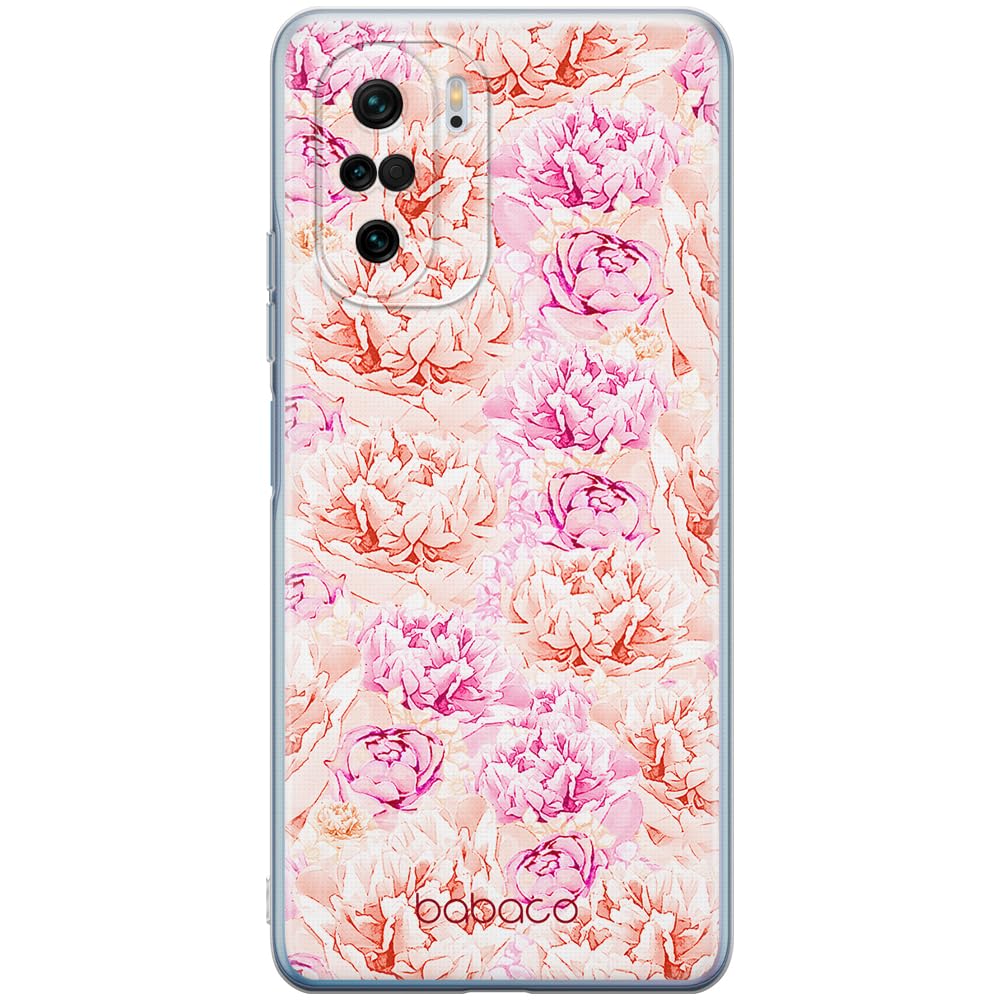 Babaco ERT GROUP mobile phone case for Xiaomi MI 11i/ REDMI K40/K40 PRO/POCO F3/ F3 PRO original and officially Licensed pattern Flowers 004 adapted to the shape of the mobile phone, case made of TPU