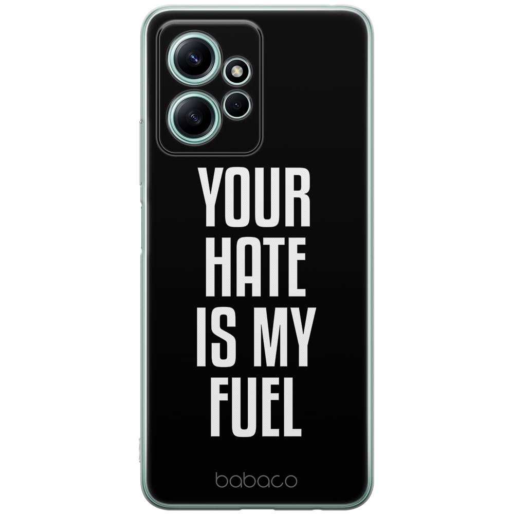 Babaco ERT GROUP mobile phone case for Xiaomi REDMI NOTE 12 4G original and officially Licensed pattern My fuel 002 optimally adapted to the shape of the mobile phone, case made of TPU