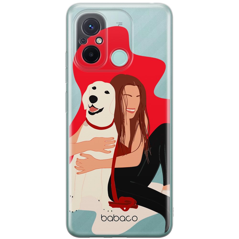 Babaco ERT GROUP mobile phone case for Xiaomi REDMI 12C/ REDMI 11A original and officially Licensed pattern Dogs 006 optimally adapted to the shape of the mobile phone, partially transparent