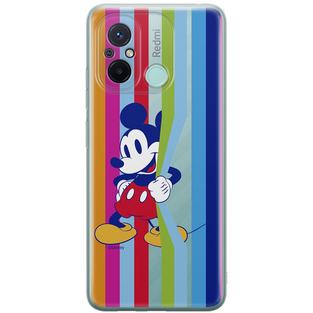 ERT GROUP mobile phone case for Xiaomi REDMI 12C/ REDMI 11A original and officially Licensed Disney pattern Mickey 026 optimally adapted to the shape of the mobile phone, partially transparent