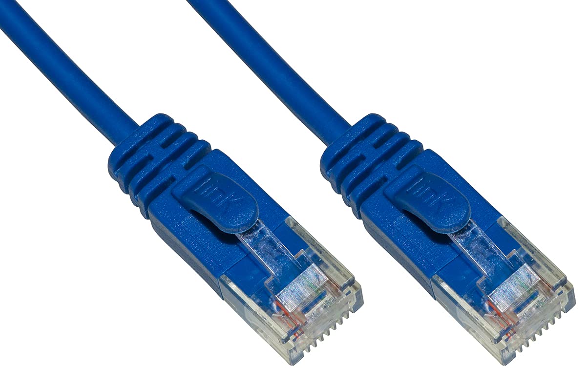 Network Cable Category 6 Unshielded UTP Color Blue HALOGENFREE MT 2 SLIM