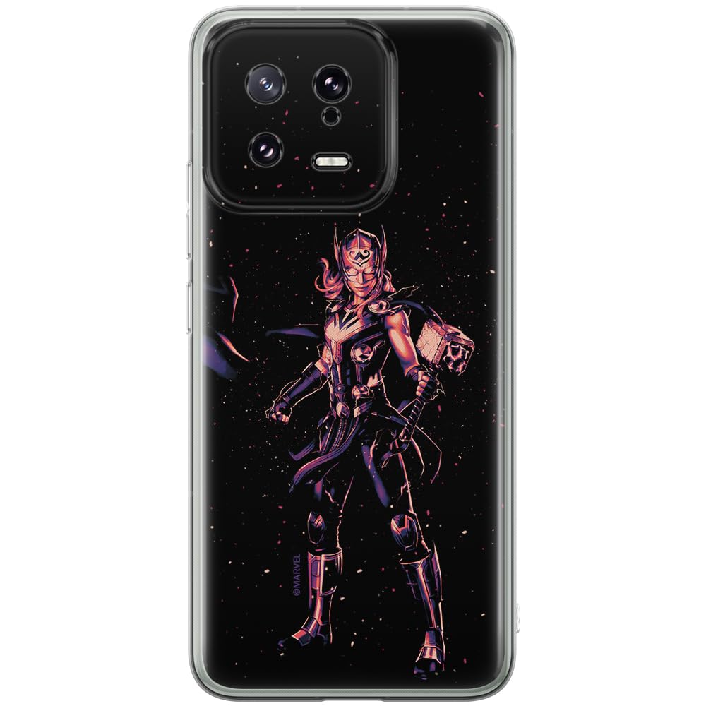 ERT GROUP mobile phone case for Xiaomi 13 original and officially Licensed Marvel pattern Thor 008 optimally adapted to the shape of the mobile phone, case made of TPU