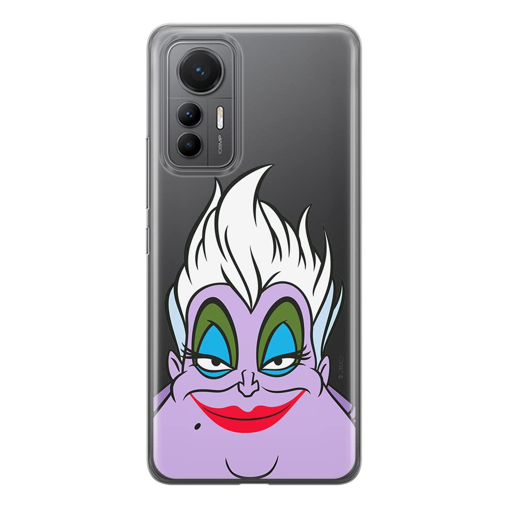 ERT GROUP mobile phone case for Xiaomi MI 12 LITE original and officially Licensed Disney pattern Ursula 002 optimally adapted to the shape of the mobile phone, partially transparent