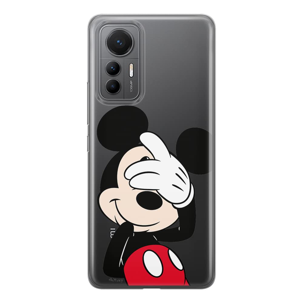 ERT GROUP mobile phone case for Xiaomi MI 12 LITE original and officially Licensed Disney pattern Mickey 003 optimally adapted to the shape of the mobile phone, partially transparent