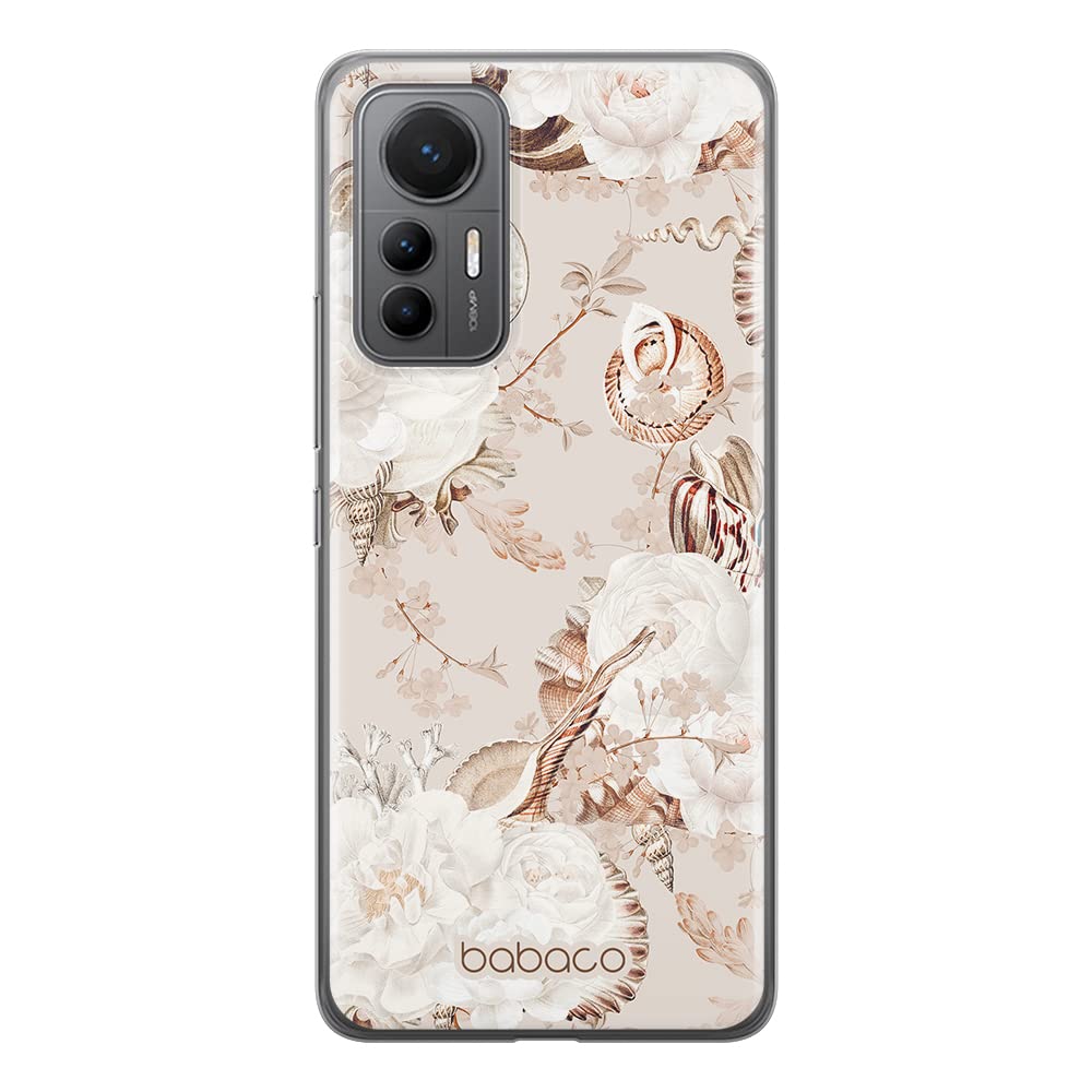 Babaco ERT GROUP mobile phone case for Xiaomi MI 12 LITE original and officially Licensed pattern Flowers 045 optimally adapted to the shape of the mobile phone, case made of TPU