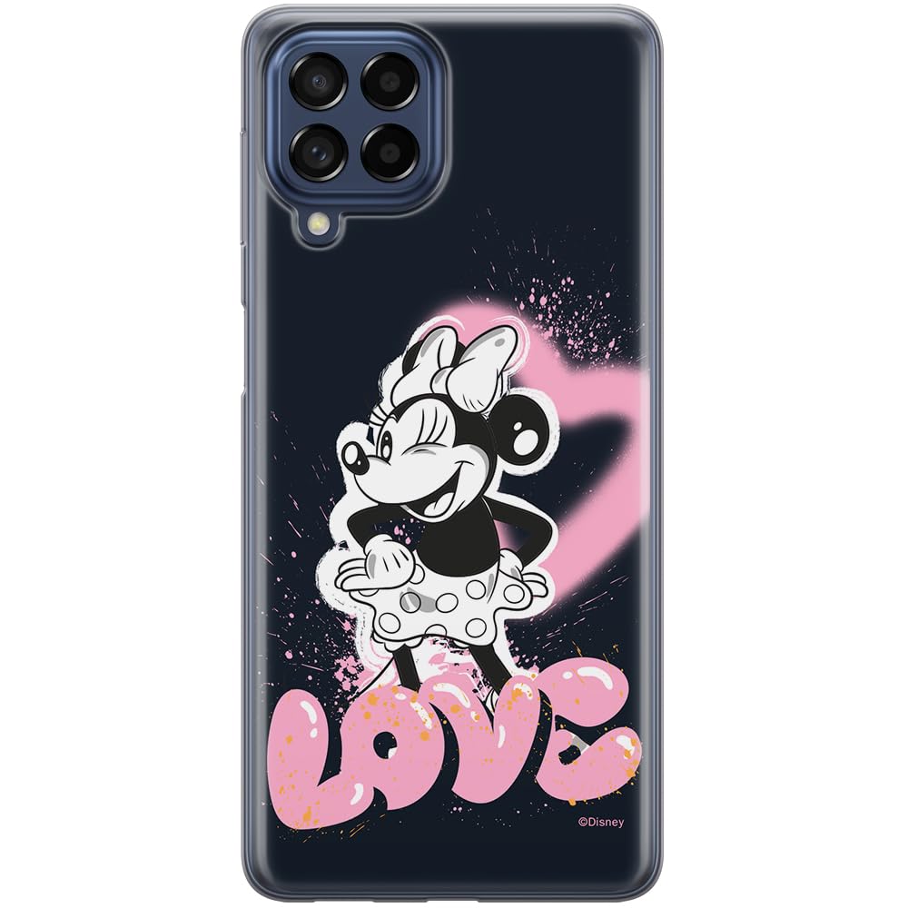 ERT GROUP mobile phone case for Samsung M53 5G original and officially Licensed Disney pattern Minnie 079 optimally adapted to the shape of the mobile phone, case made of TPU