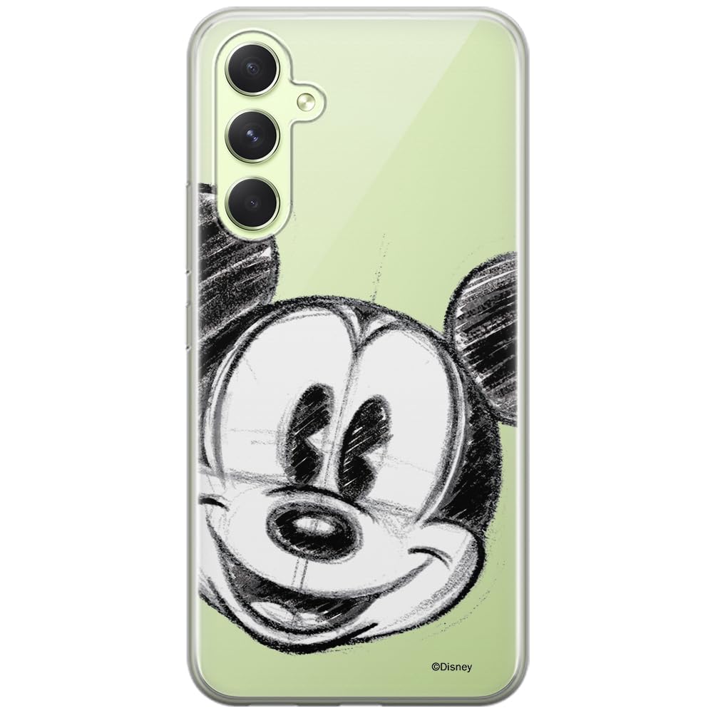 ERT GROUP mobile phone case for Samsung A54 5G original and officially Licensed Disney pattern Mickey 004 optimally adapted to the shape of the mobile phone, partially transparent