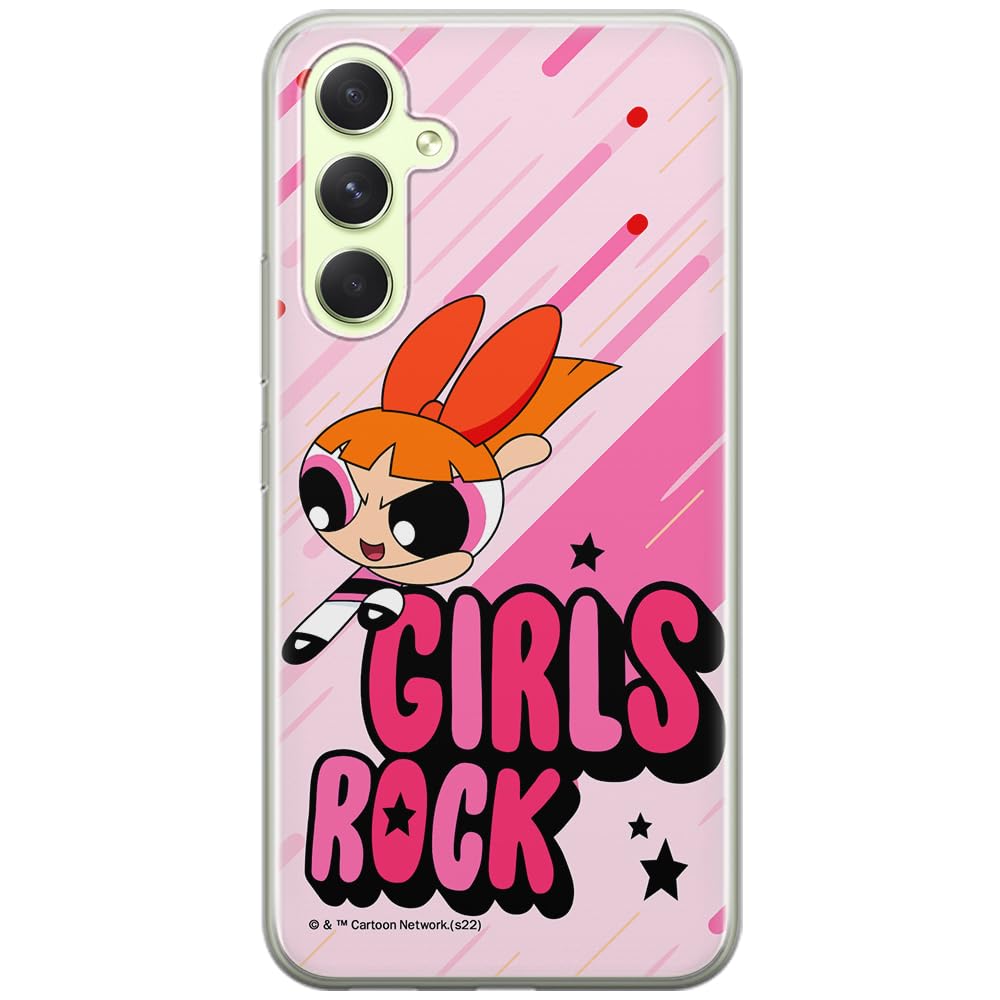 ERT GROUP mobile phone case for Samsung A54 5G original and officially Licensed The Powerpuff Girls pattern 033 optimally adapted to the shape of the mobile phone, case made of TPU