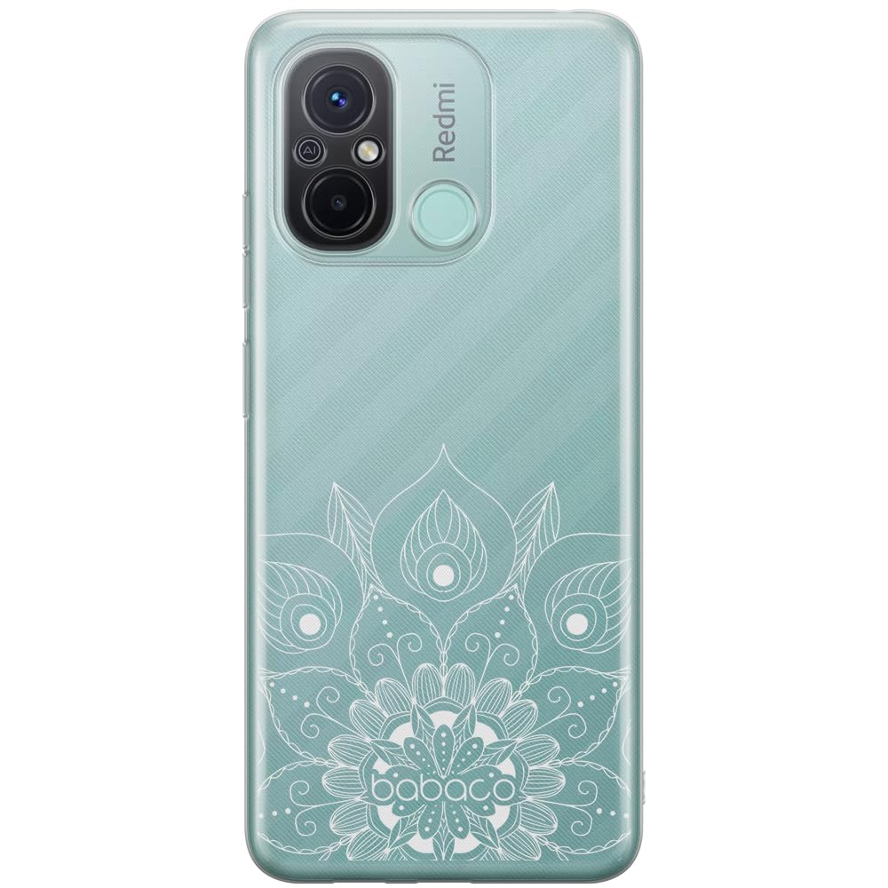 Babaco ERT GROUP mobile phone case for Xiaomi REDMI 12C/ REDMI 11A original and officially Licensed pattern Mandalas 008 optimally adapted to the shape of the mobile phone, case made of TPU