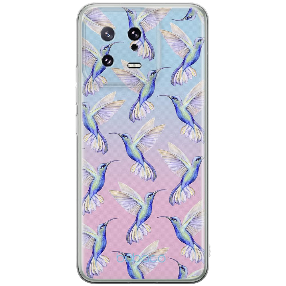 Babaco ERT GROUP mobile phone case for Xiaomi 13 original and officially Licensed pattern Hummingbird 002 optimally adapted to the shape of the mobile phone, case made of TPU