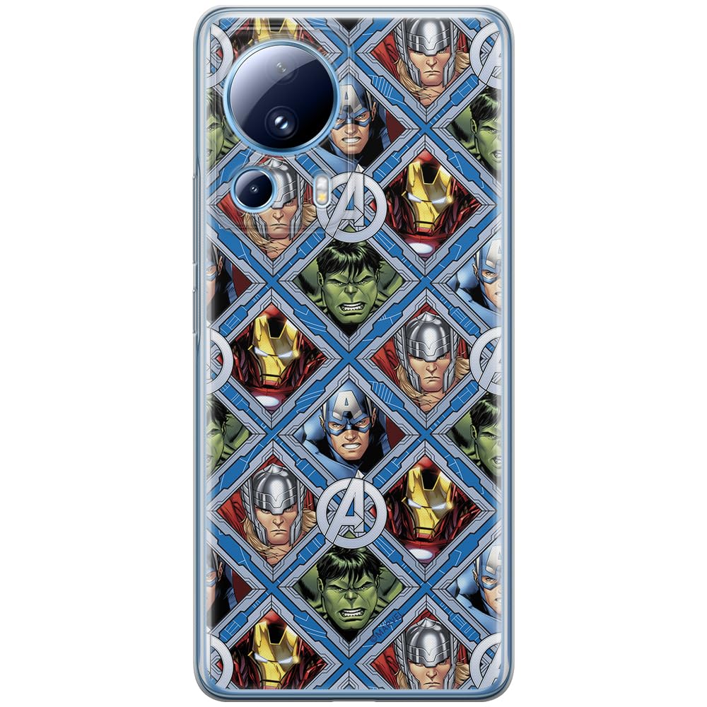 ERT GROUP mobile phone case for Xiaomi 13 LITE/CIVI 2 original and officially Licensed Marvel pattern Avengers 004 optimally adapted to the shape of the mobile phone, case made of TPU