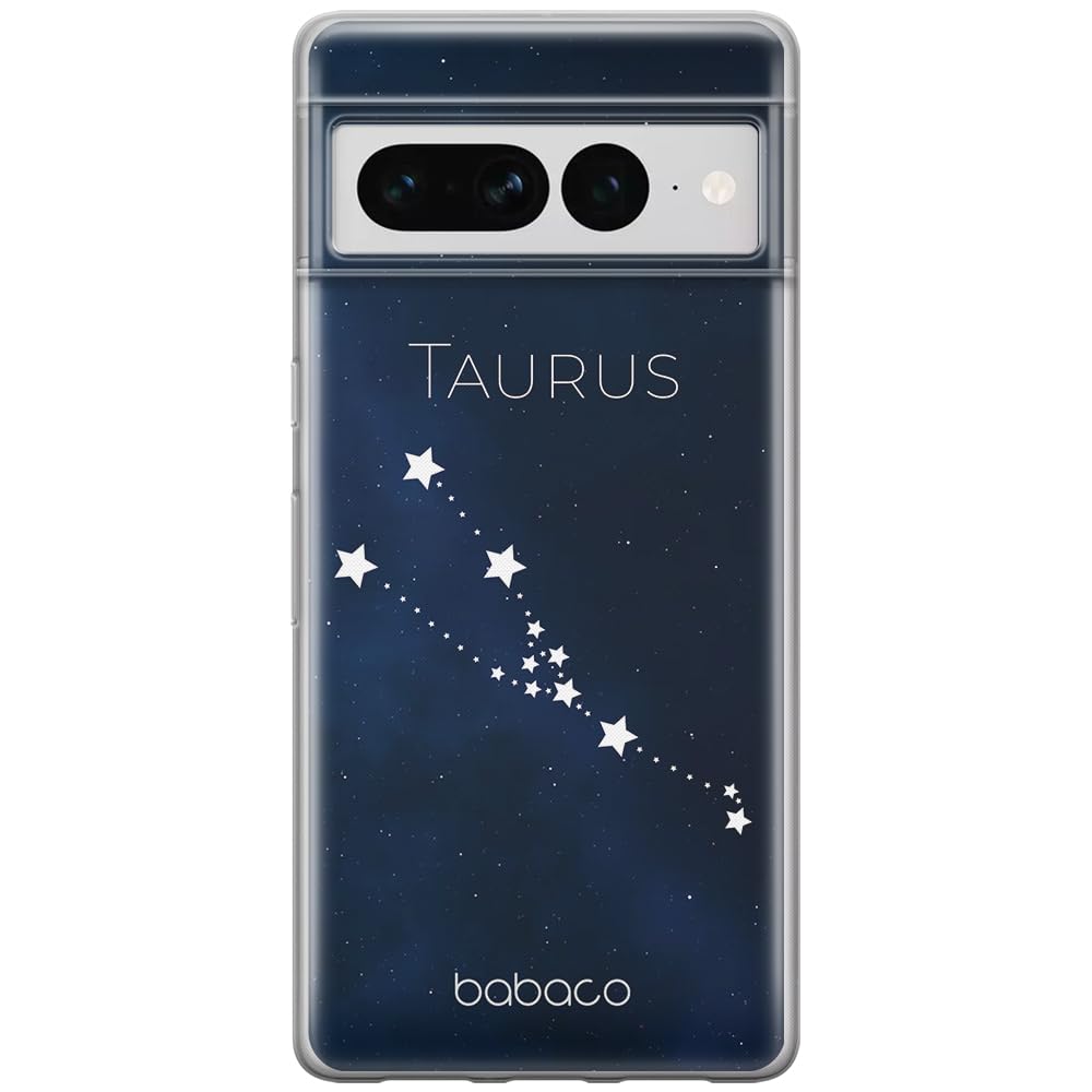 Babaco ERT GROUP mobile phone case for Google PIXEL 7 PRO original and officially Licensed pattern Zodiac Constellation 002 optimally adapted to the shape of the mobile phone, case made of TPU