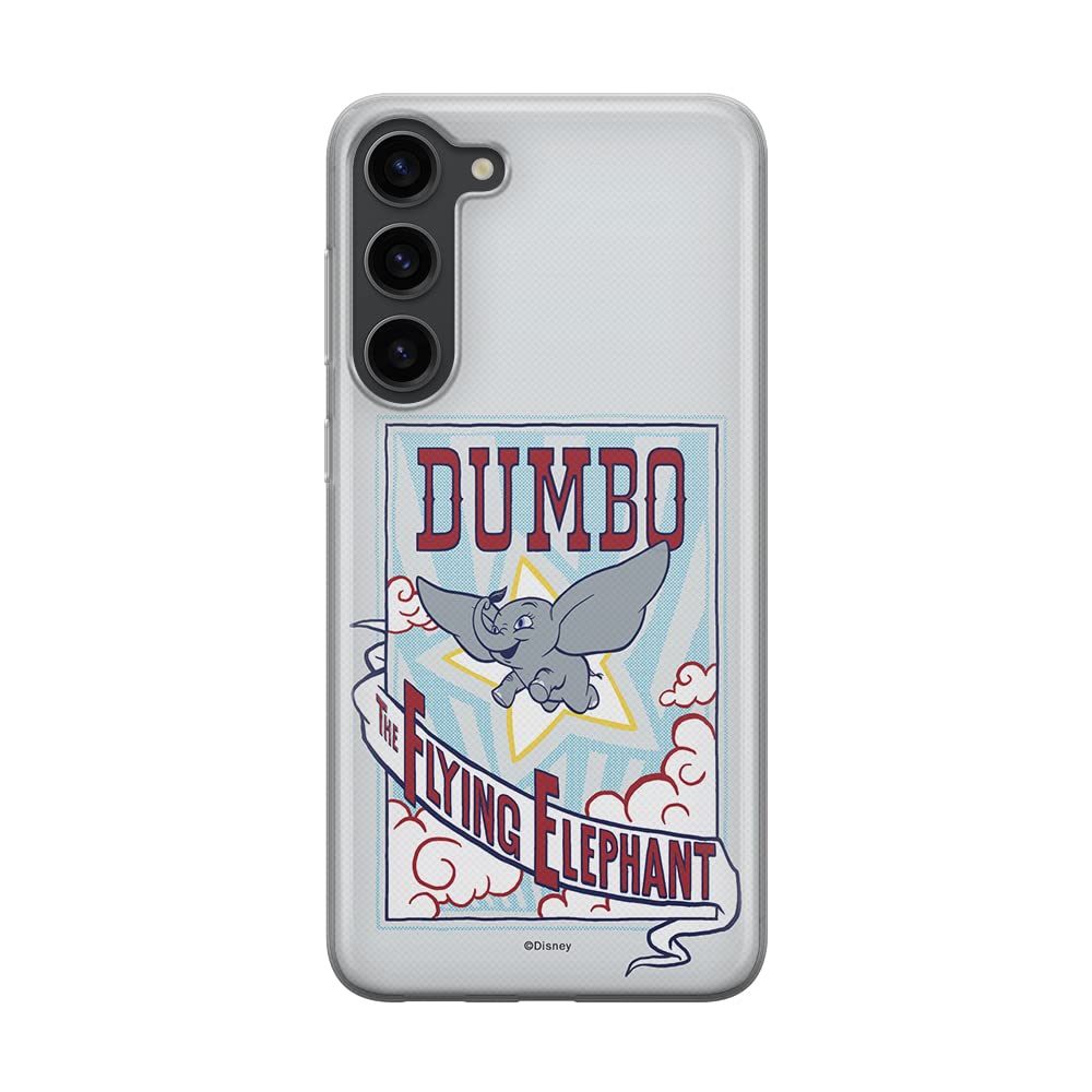ERT GROUP mobile phone case for Samsung S23 original and officially Licensed Disney pattern Dumbo 002 optimally adapted to the shape of the mobile phone, case made of TPU