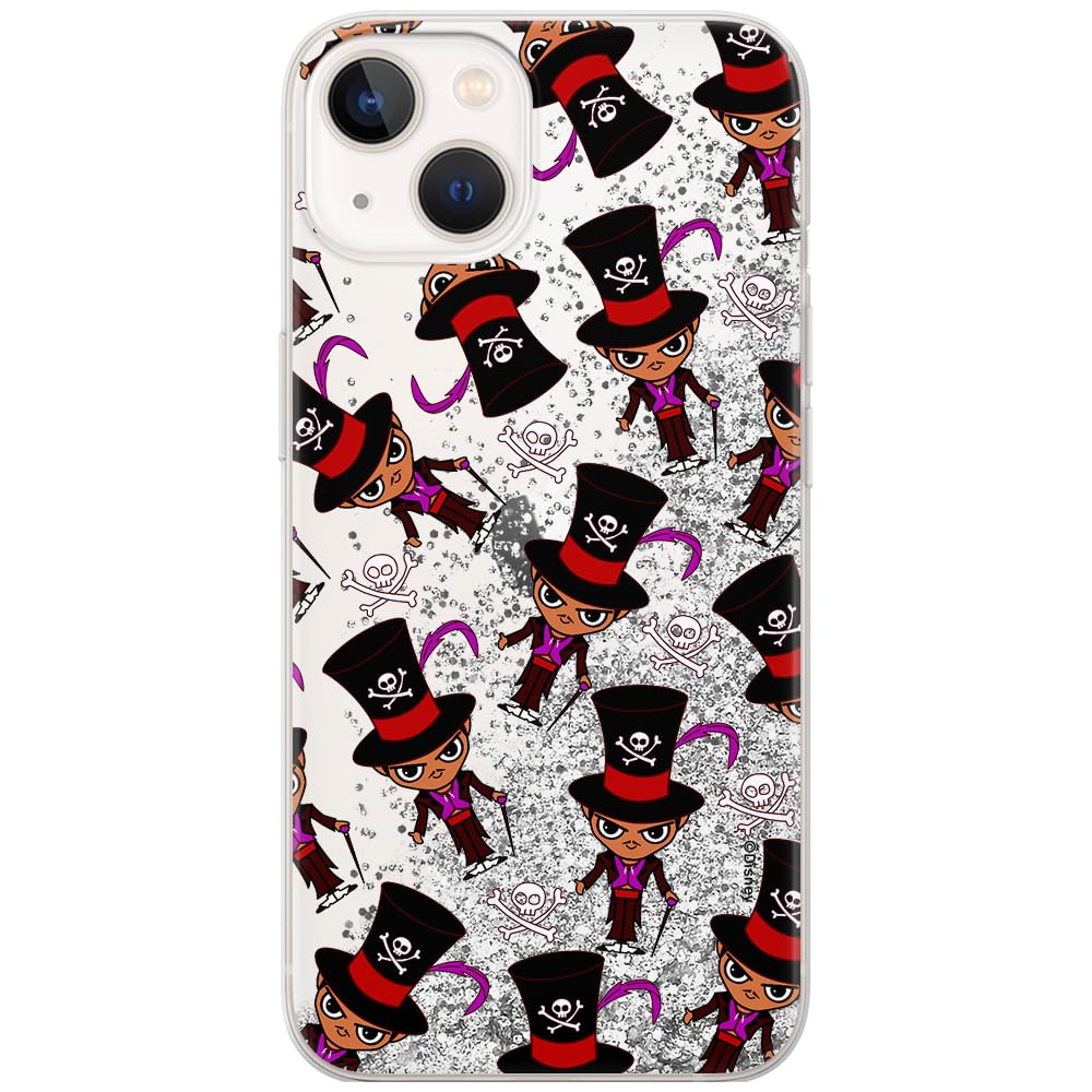ERT GROUP mobile phone case for Apple Iphone 13 original and officially Licensed Disney pattern Dr. Facilier 002 optimally adapted to the mobile phone, with glitter overflow effect