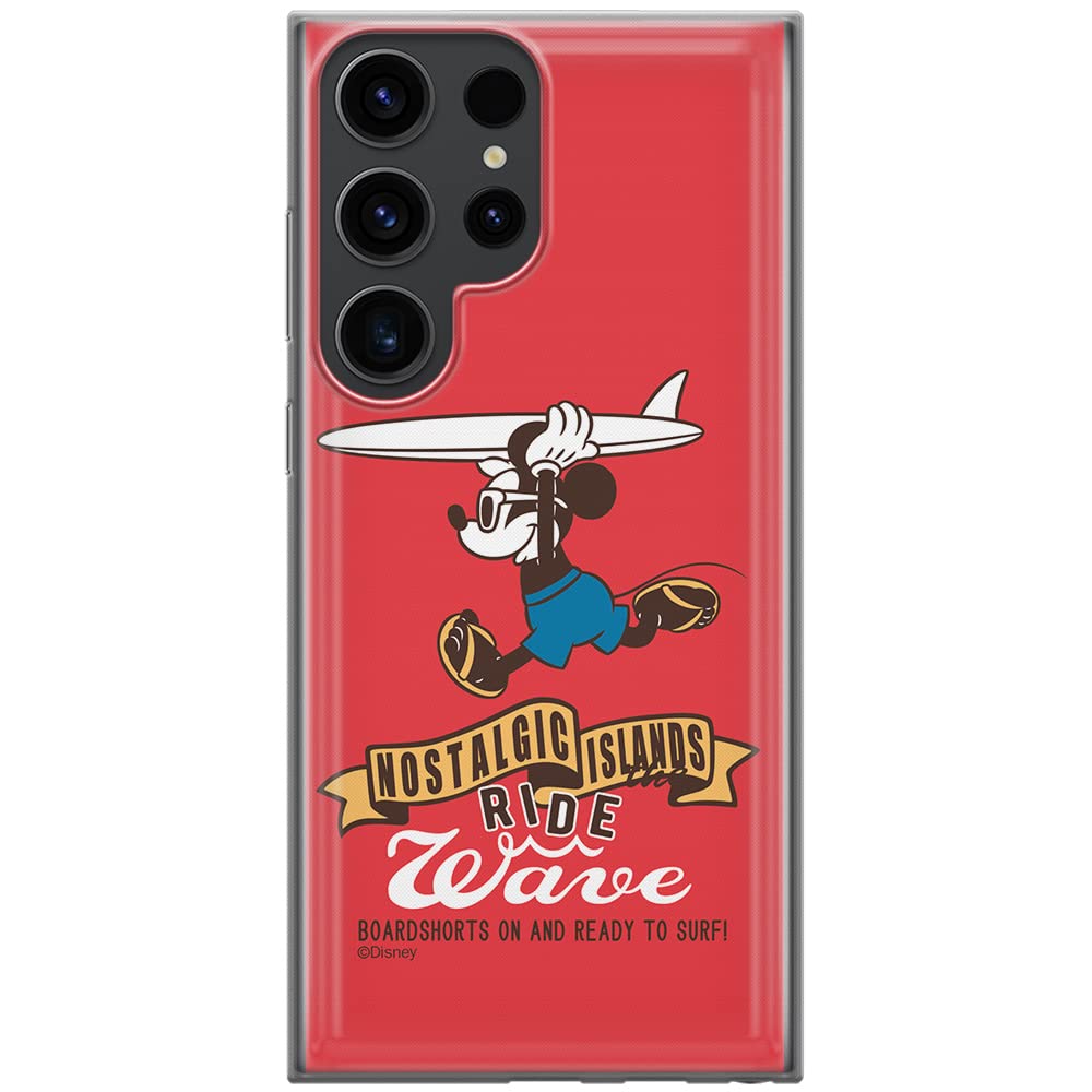 ERT GROUP mobile phone case for Samsung S23 ULTRA original and officially Licensed Disney pattern Mickey 008 optimally adapted to the shape of the mobile phone, case made of TPU