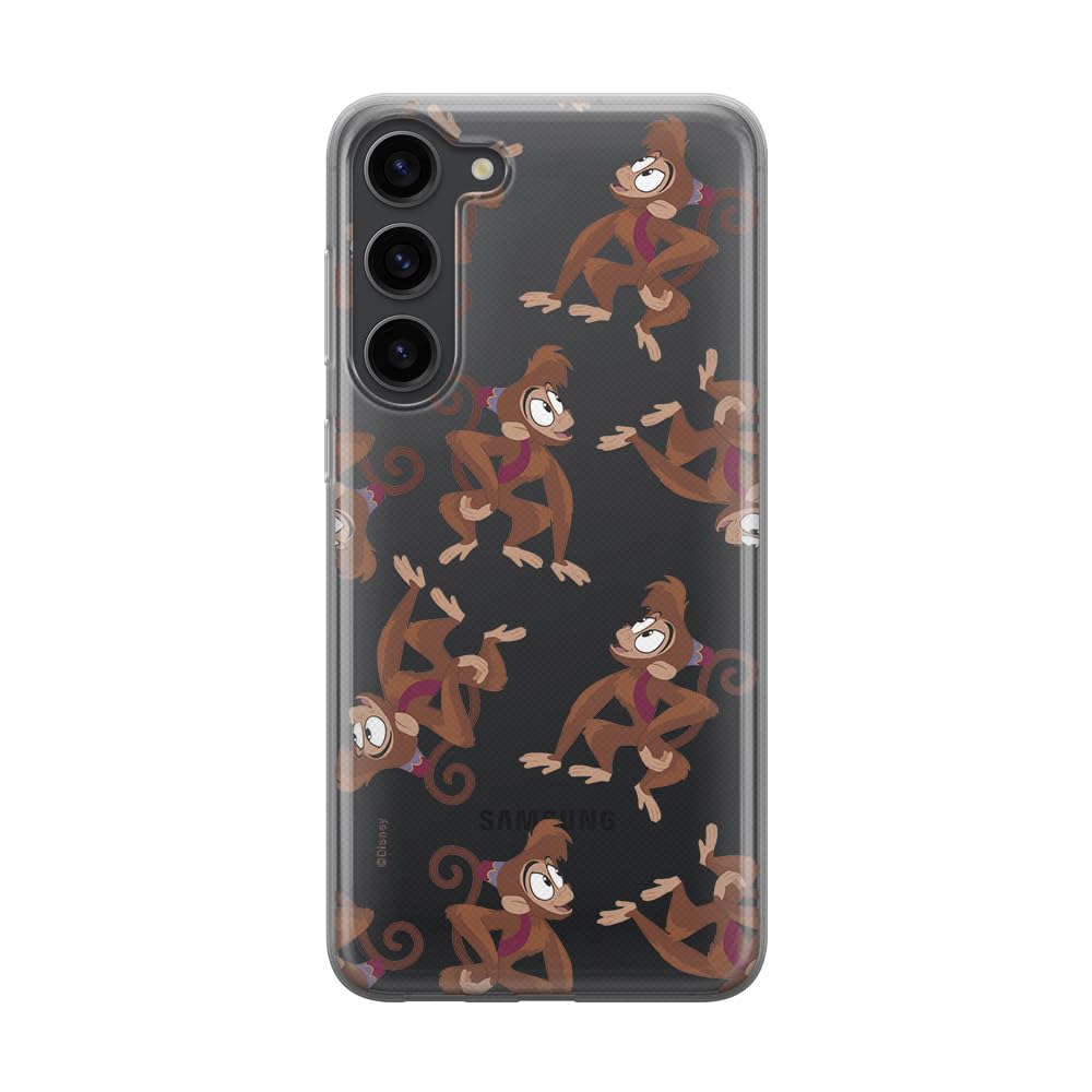 ERT GROUP mobile phone case for Samsung S23 PLUS original and officially Licensed Disney pattern Abu 001 optimally adapted to the shape of the mobile phone, partially transparent