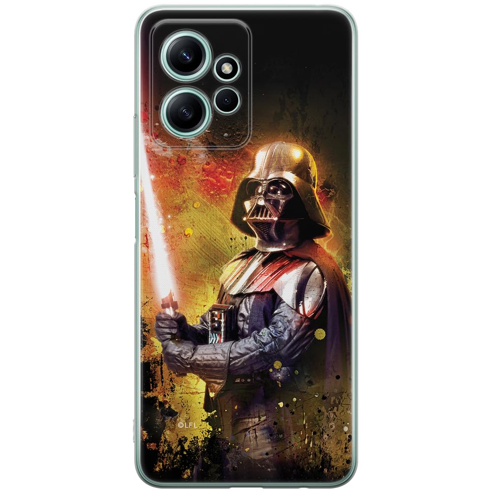 ERT GROUP mobile phone case for Xiaomi REDMI NOTE 12 4G original and officially Licensed Star Wars pattern Darth Vader 012 optimally adapted to the shape of the mobile phone, case made of TPU