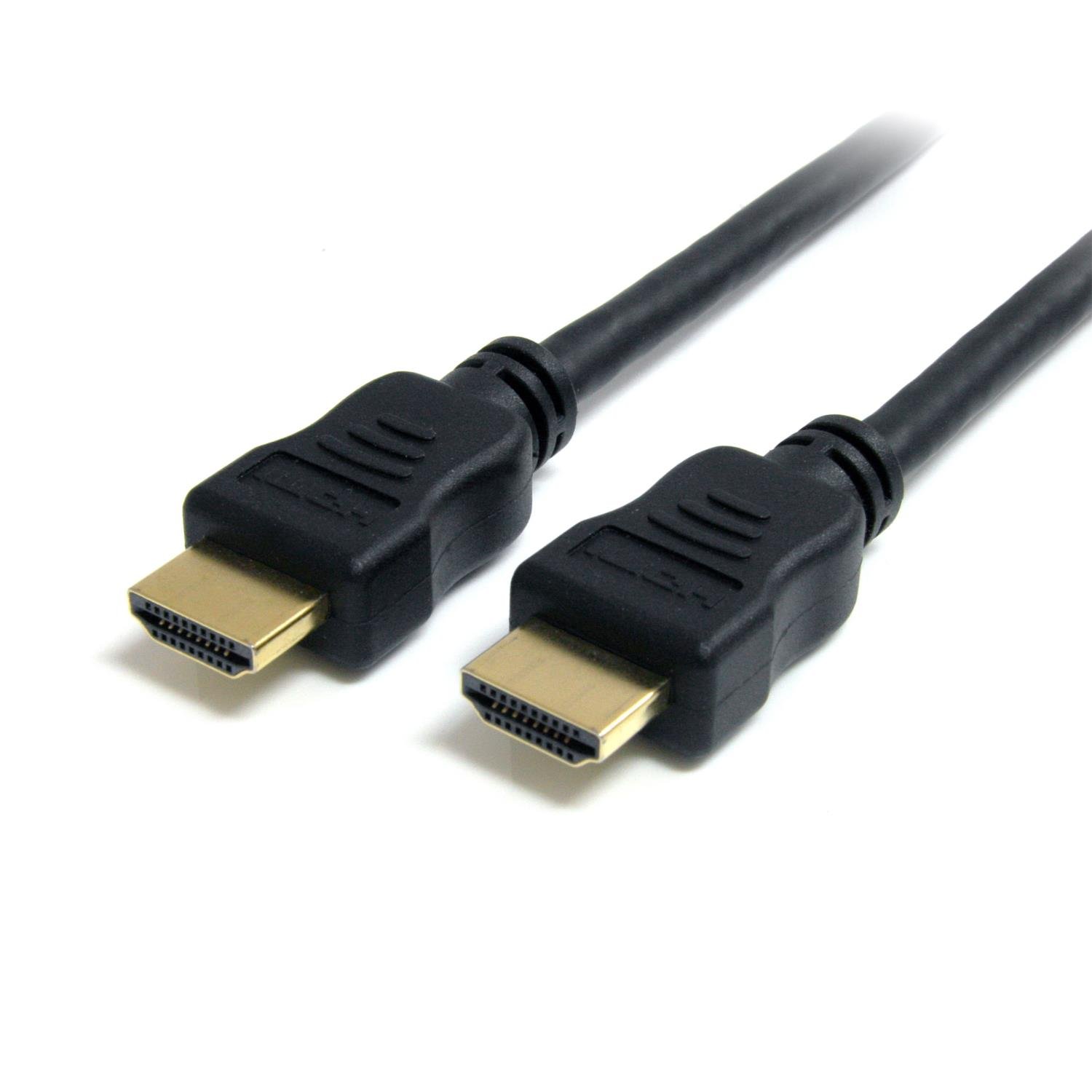 StarTech.com 15ft HDMI Cable - 4K High Speed HDMI Cable with Ethernet - 4K 30Hz UHD HDMI Cord - 10.2 Gbps Bandwidth - HDMI 1.4 Video / Display Cable M/M 28AWG - HDCP 1.4 - Black (HDMIMM15HS)
