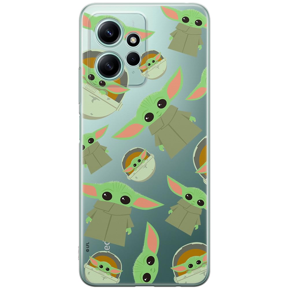 ERT GROUP mobile phone case for Xiaomi REDMI NOTE 12 4G original and officially Licensed Star Wars pattern Baby Yoda 006 optimally adapted to the shape of the mobile phone, partially transparent