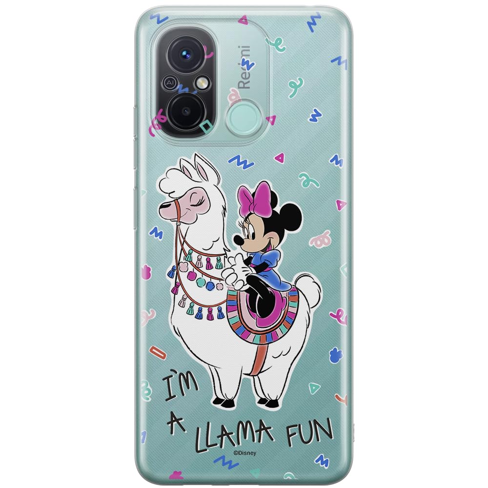 ERT GROUP mobile phone case for Xiaomi REDMI 12C/ REDMI 11A original and officially Licensed Disney pattern Minnie 049 optimally adapted to the shape of the mobile phone, partially transparent