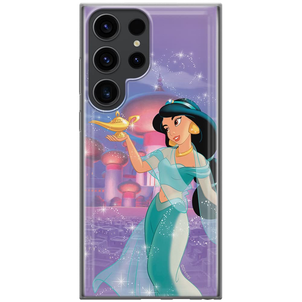 ERT GROUP mobile phone case for Samsung S23 ULTRA original and officially Licensed Disney pattern Jasmine 001 optimally adapted to the shape of the mobile phone, case made of TPU