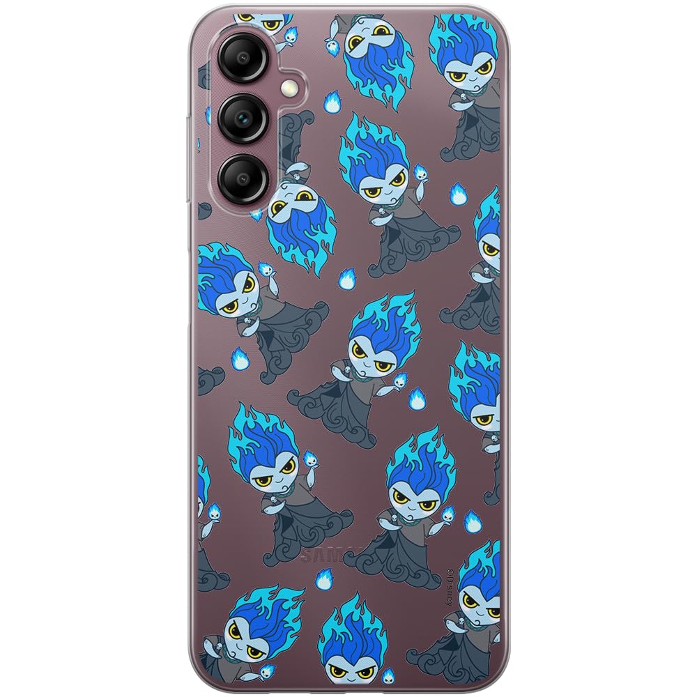 ERT GROUP mobile phone case for Samsung A14 4G/5G original and officially Licensed Disney pattern Hades 002 optimally adapted to the shape of the mobile phone, partially transparent