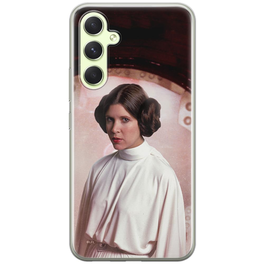 ERT GROUP mobile phone case for Samsung A54 5G original and officially Licensed Star Wars pattern Leia 001 optimally adapted to the shape of the mobile phone, case made of TPU