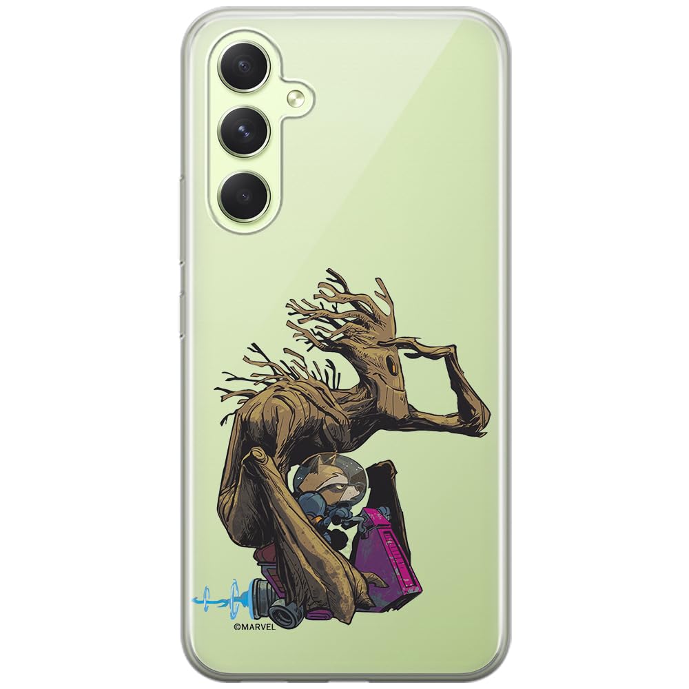 ERT GROUP mobile phone case for Samsung A54 5G original and officially Licensed Marvel pattern Guardians of the Galaxy 004 optimally adapted to the shape of the mobile phone, partially transparent