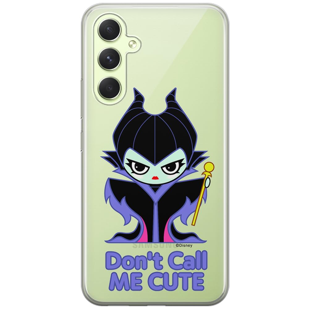ERT GROUP mobile phone case for Samsung A54 5G original and officially Licensed Disney pattern Maleficent 003 optimally adapted to the shape of the mobile phone, partially transparent