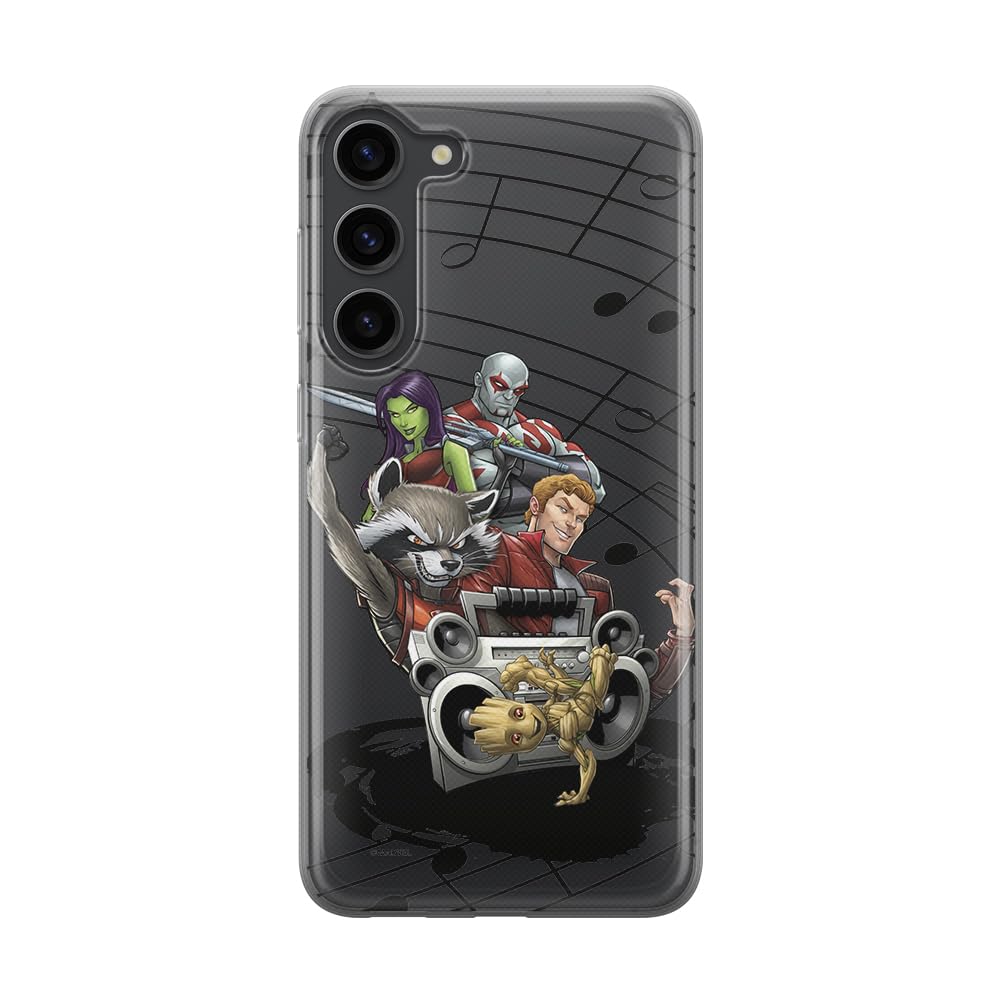 ERT GROUP mobile phone case for Samsung S23 PLUS original and officially Licensed Marvel pattern Guardians of the Galaxy 016 optimally adapted to the shape of the mobile phone, partially transparent