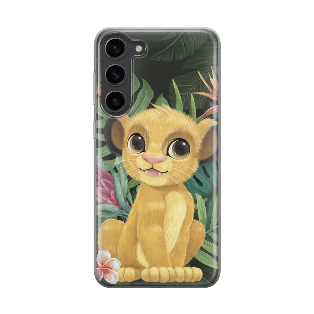 ERT GROUP mobile phone case for Samsung S23 PLUS original and officially Licensed Disney pattern Simba & Friends 004 optimally adapted to the shape of the mobile phone, case made of TPU