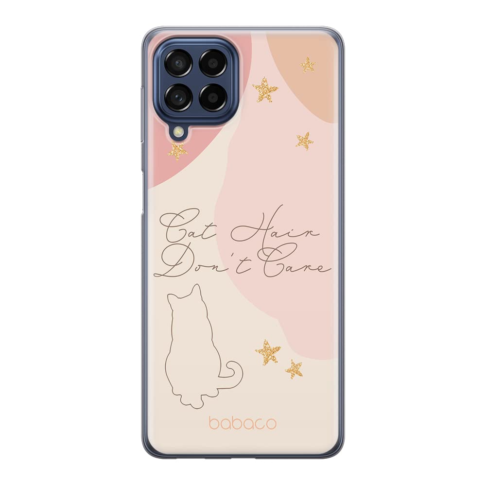 Babaco ERT GROUP mobile phone case for Samsung M53 5G original and officially Licensed pattern Cats 007 optimally adapted to the shape of the mobile phone, case made of TPU