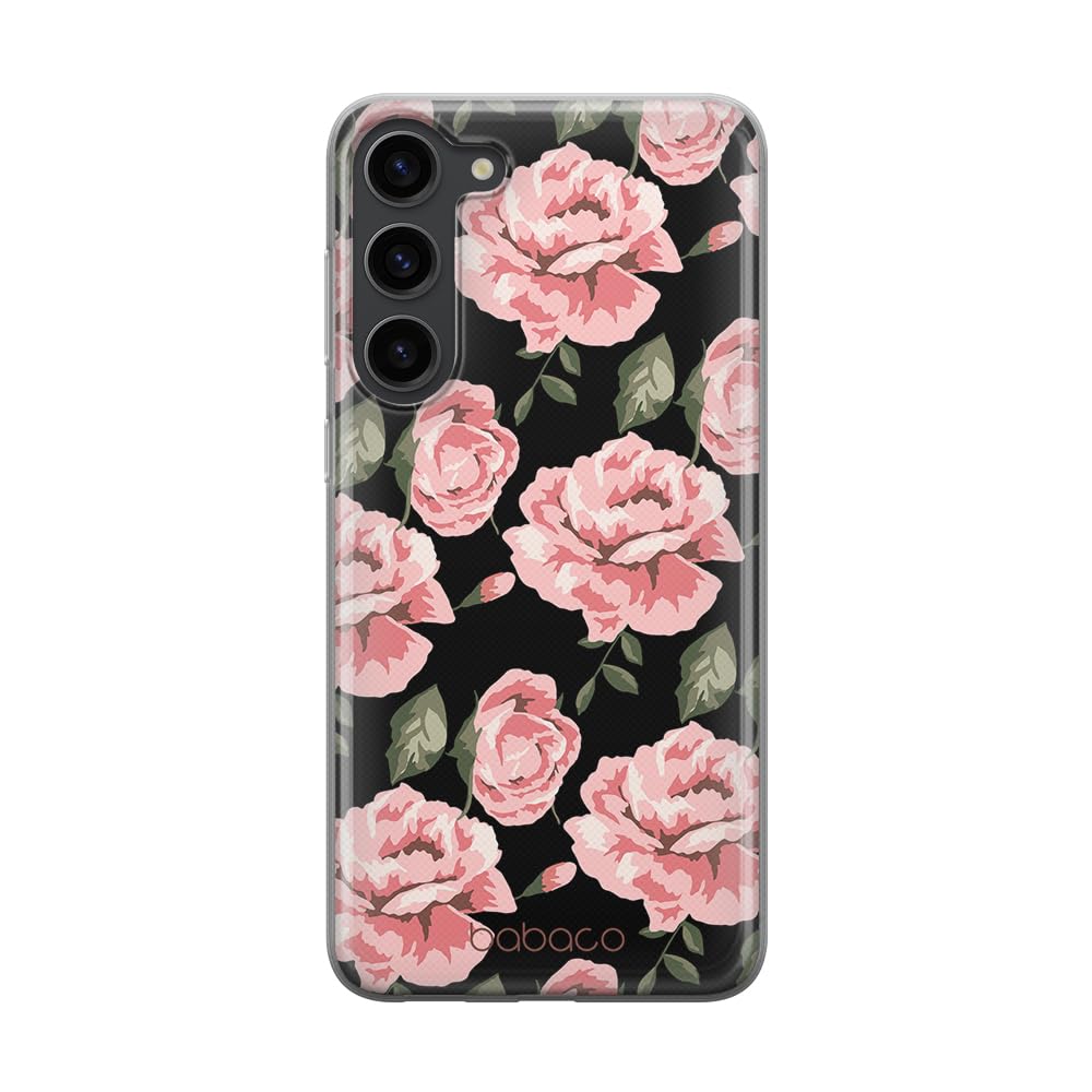Babaco ERT GROUP mobile phone case for Samsung S23 PLUS original and officially Licensed pattern Flowers 013 optimally adapted to the shape of the mobile phone, case made of TPU