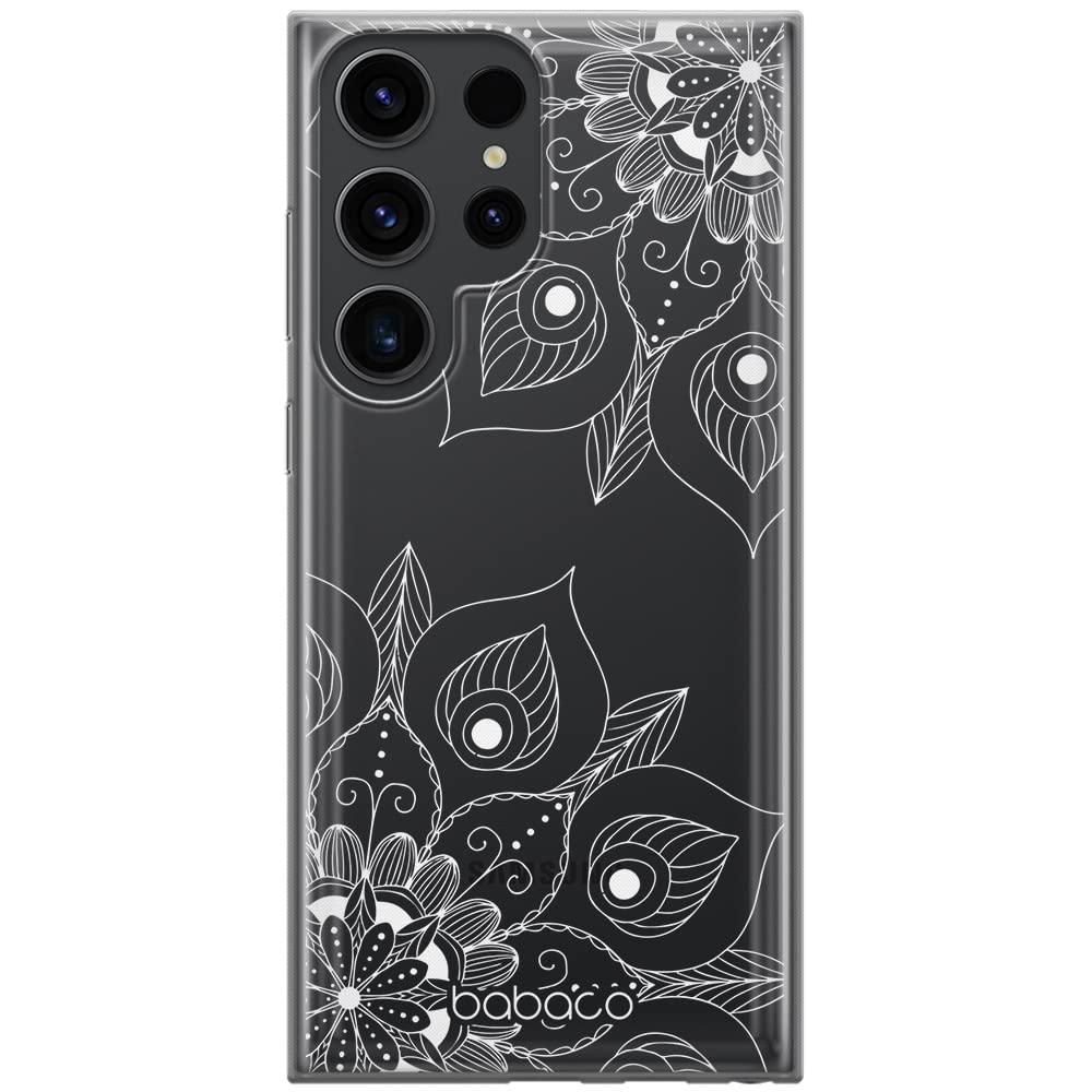 Babaco ERT GROUP mobile phone case for Samsung S23 ULTRA original and officially Licensed pattern Mandalas 003 optimally adapted to the shape of the mobile phone, case made of TPU