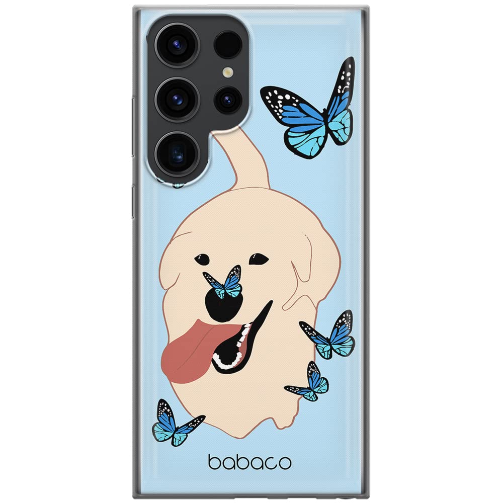 Babaco ERT GROUP mobile phone case for Samsung S23 ULTRA original and officially Licensed pattern Dogs 011 optimally adapted to the shape of the mobile phone, case made of TPU