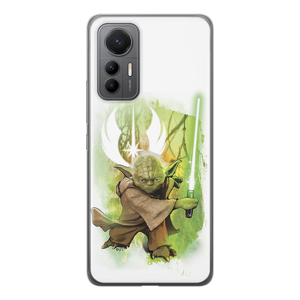 ERT GROUP mobile phone case for Xiaomi MI 12 LITE original and officially Licensed Star Wars pattern Yoda 005 optimally adapted to the shape of the mobile phone, case made of TPU