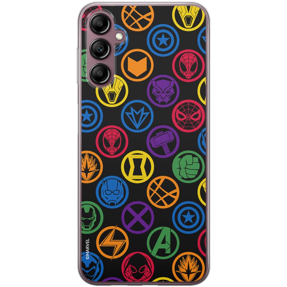 ERT GROUP mobile phone case for Samsung A14 4G/5G original and officially Licensed Marvel pattern Avengers 022 optimally adapted to the shape of the mobile phone, case made of TPU