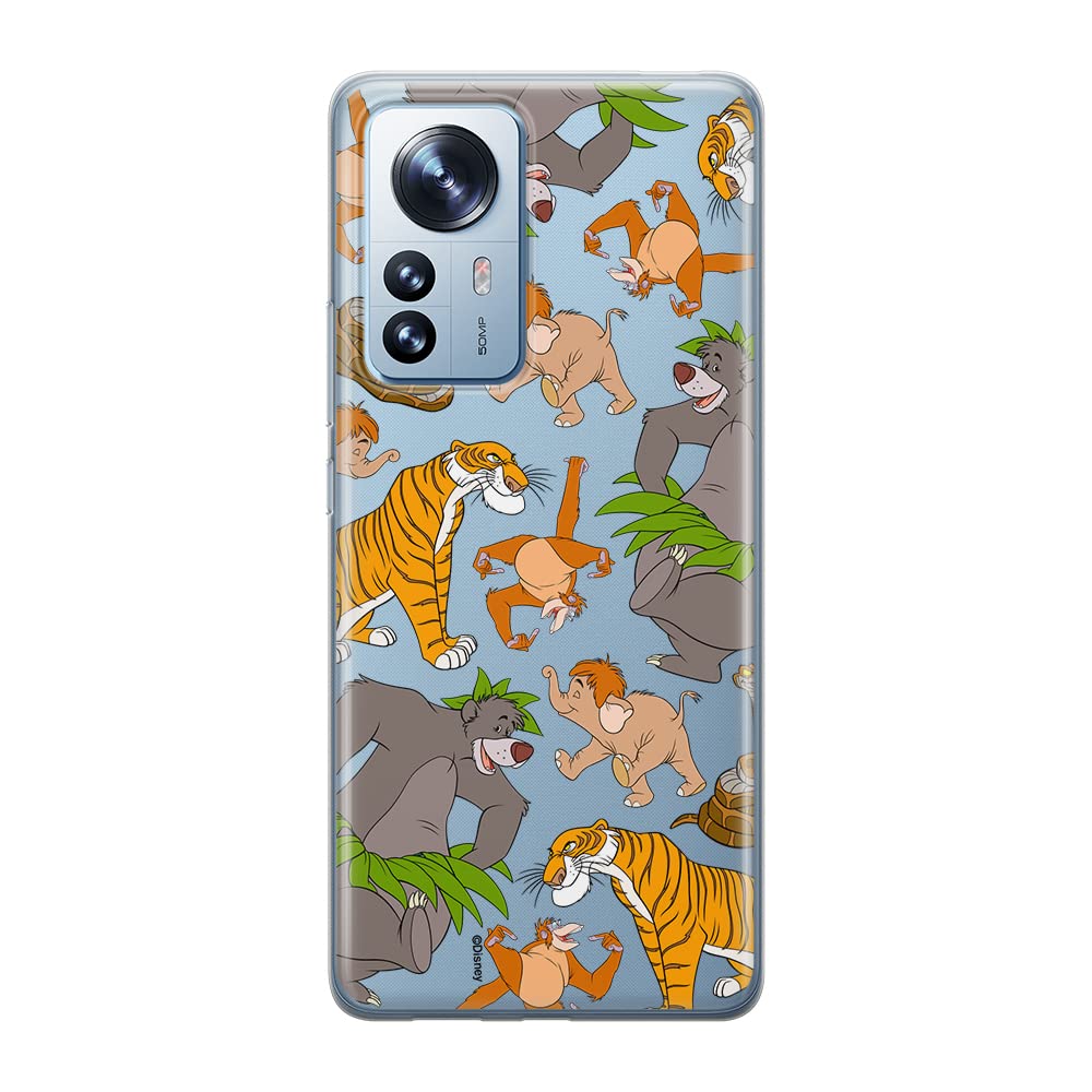 ERT GROUP mobile phone case for Xiaomi 12 PRO original and officially Licensed Disney pattern Jungle Book 003 optimally adapted to the shape of the mobile phone, partially transparent