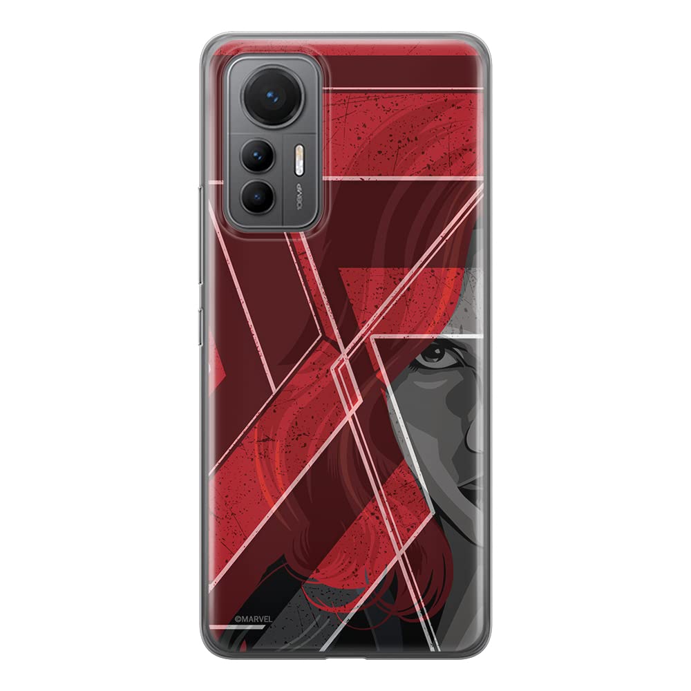 ERT GROUP mobile phone case for Xiaomi MI 12 LITE original and officially Licensed Marvel pattern Black Widow 002 optimally adapted to the shape of the mobile phone, case made of TPU